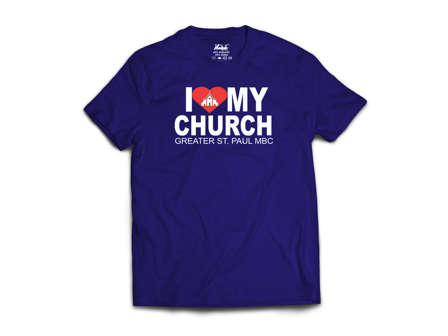 I LOVE MY CHURCH (GREATER ST. PAUL MBC) YOUTH SHIRT